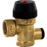Клапан предохранительный для систем отопления с выходом под манометр Stout 1/2* x 1/2* х 1/4* (3 бар) (488.130)