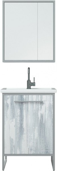 Мебель для ванной Corozo Айрон 60 серый, арт